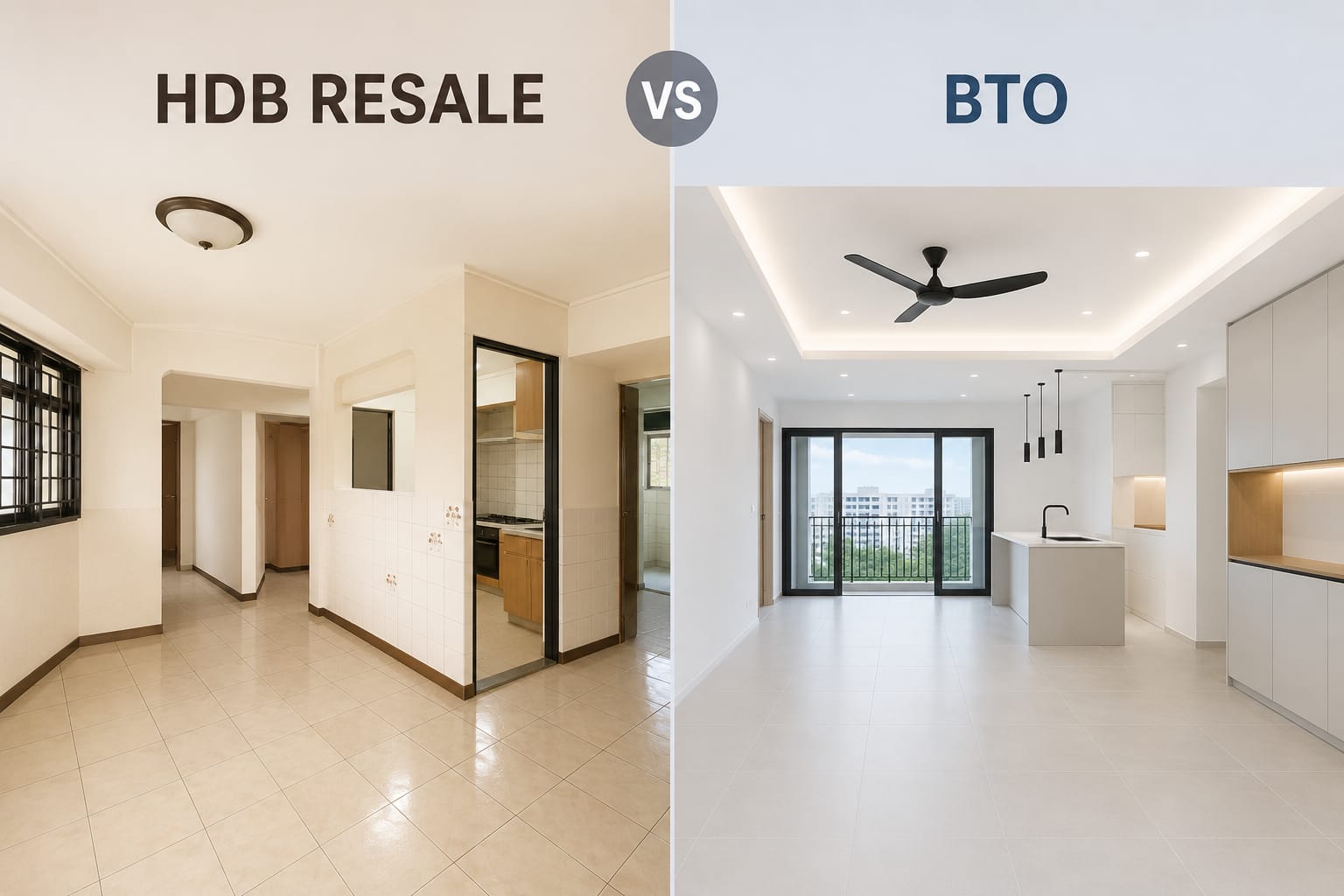 HDB Resale vs BTO: Which Is Better for Your Renovation Budget in 2026?