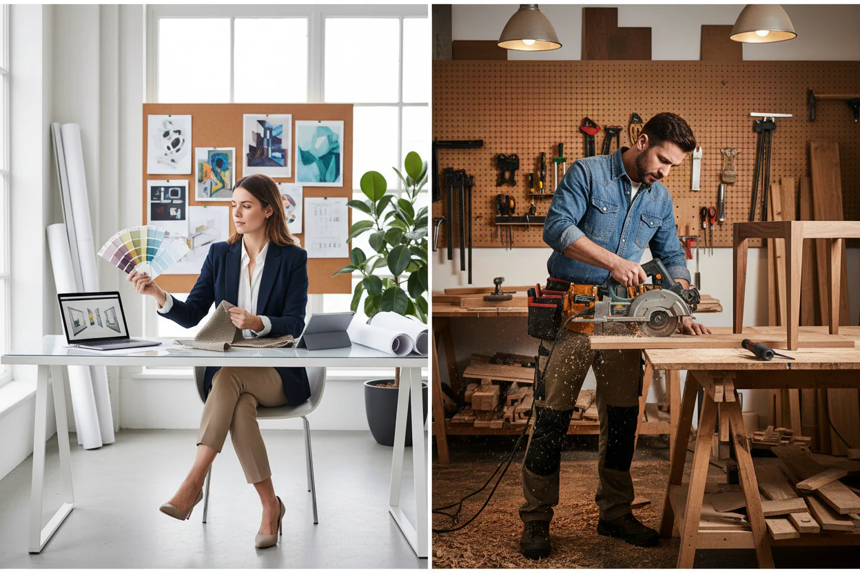 Direct Carpentry vs Interior Design Firm: Which Should You Choose in 2026?