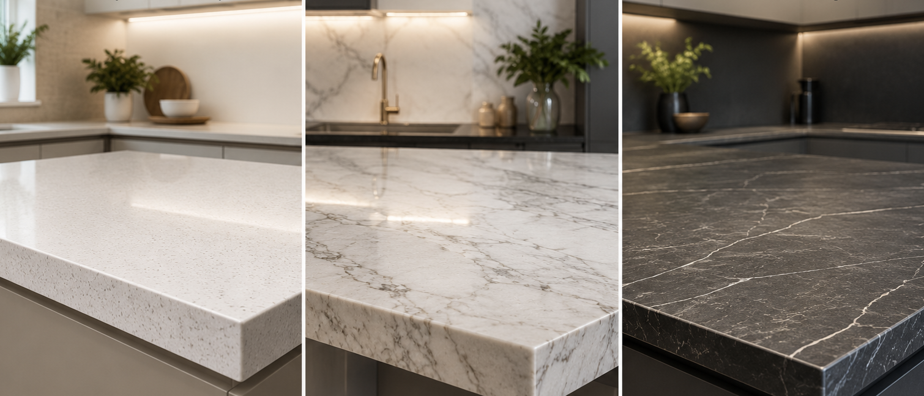 Quartz vs Marble vs Sintered Stone: Best Kitchen Countertop for Singapore