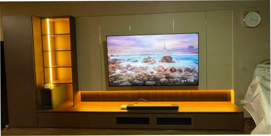 Ang Mo Kio TV Console & Feature Wall