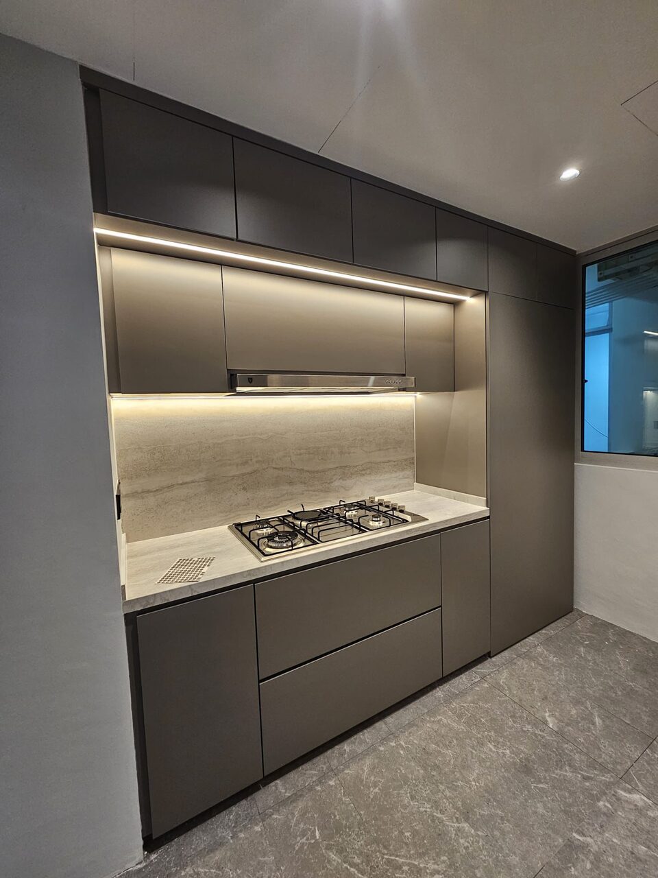 Kitchen — cabinetry angle