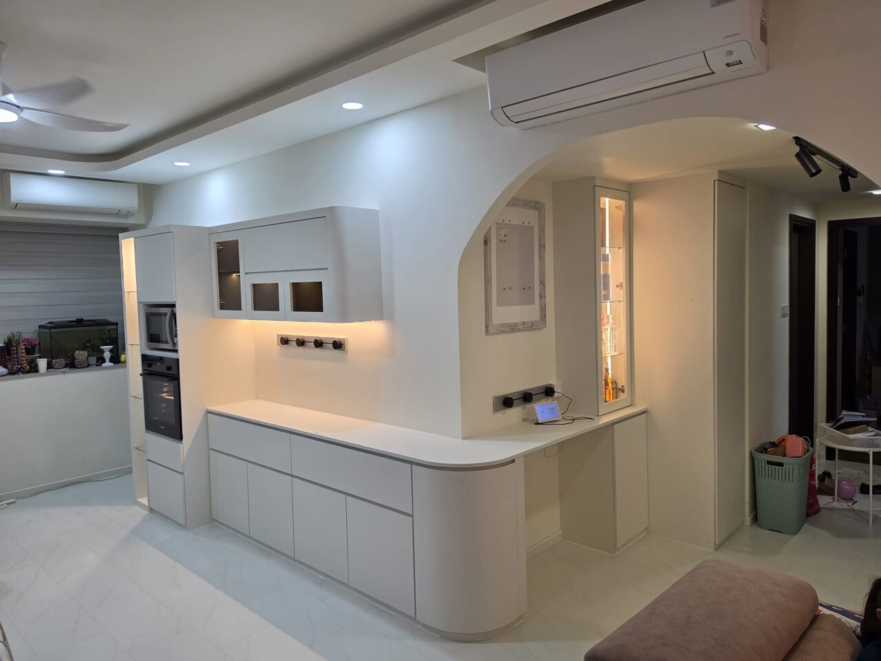 Rivervale all-white kitchen